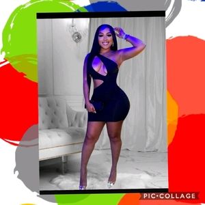 😎NEW ITEM😎 Sexy Asymmetrical Mini Dress😁